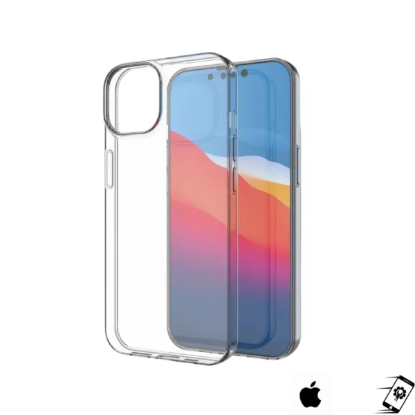 Coque iPhone 15 en silicone transparent
