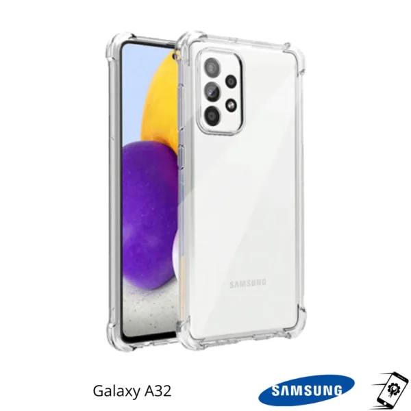 Coque en silicone transparent pour Galaxy A32