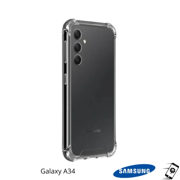 Coque Galaxy A34 en silicone transparent