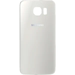 blanc Vitre arrière Samsung Galaxy S6